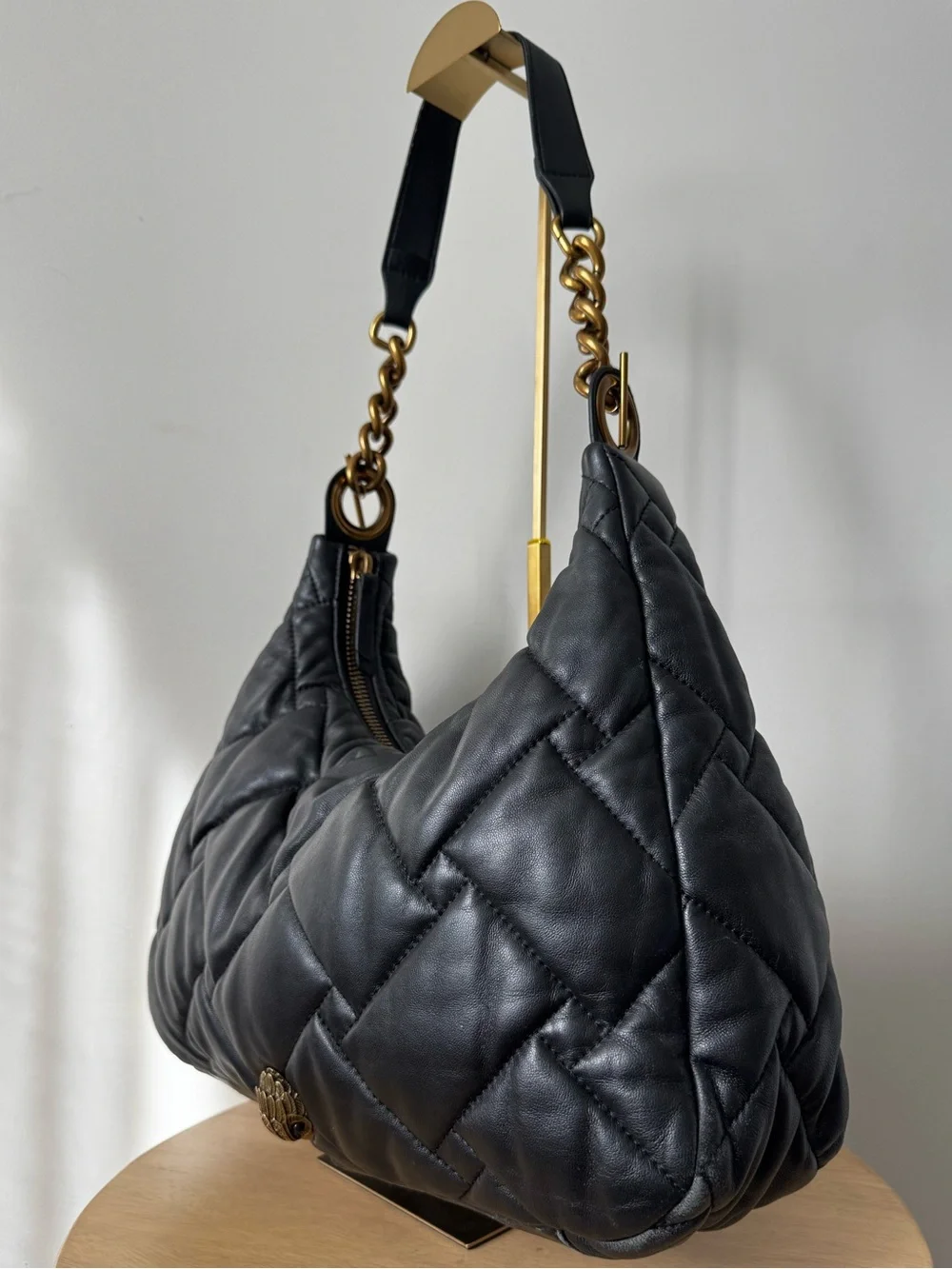 Kurt Geiger | London Kensington Soft Quilted Leather Hobo Bag
